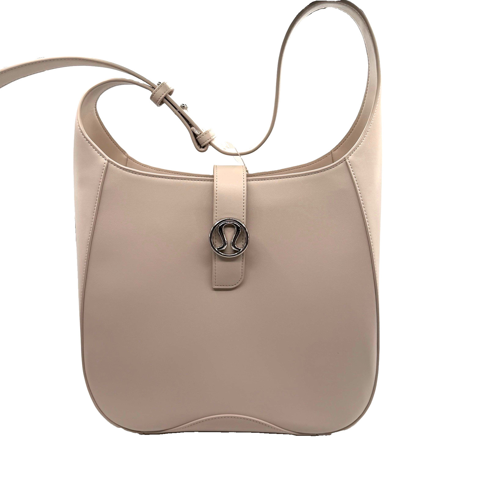 Lululemon CASHEW Cactus Leather SHOULDER Bag NWOT 8L DUSTER BAG Silver Hardware