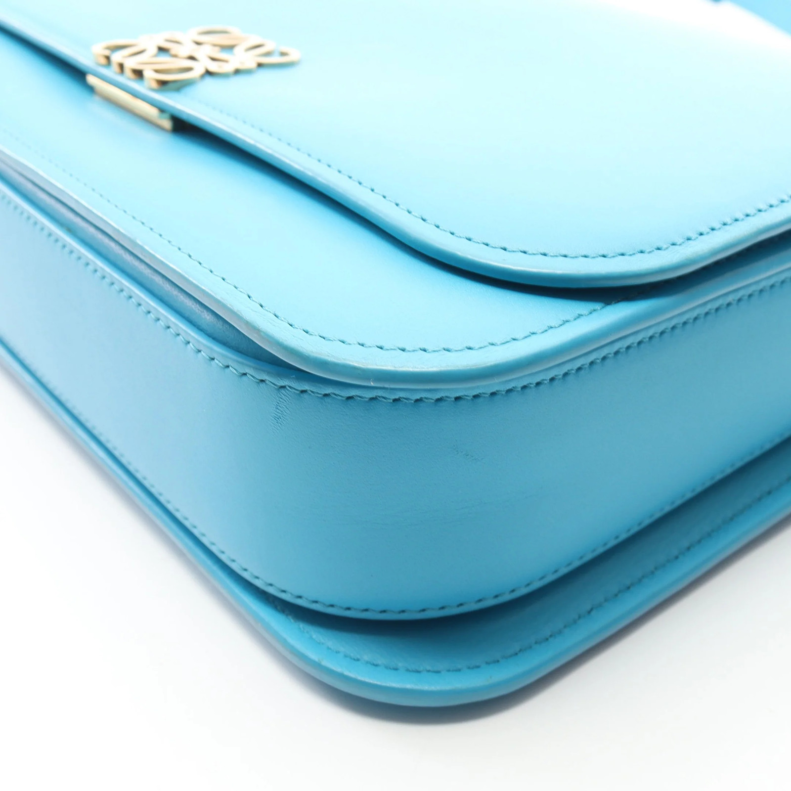 Loewe Shoulder Bag Blue Leather #RCB6223