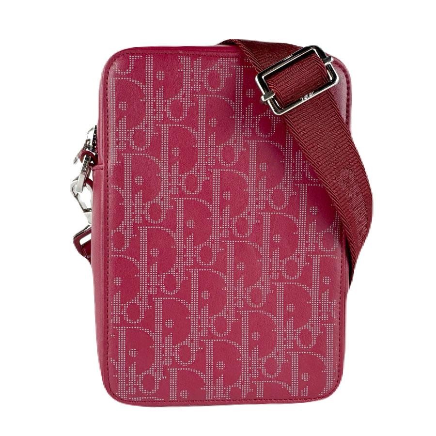 DIOR Bag: Shoulder Bag Dark Red W12H17D4cm w/o accessories;