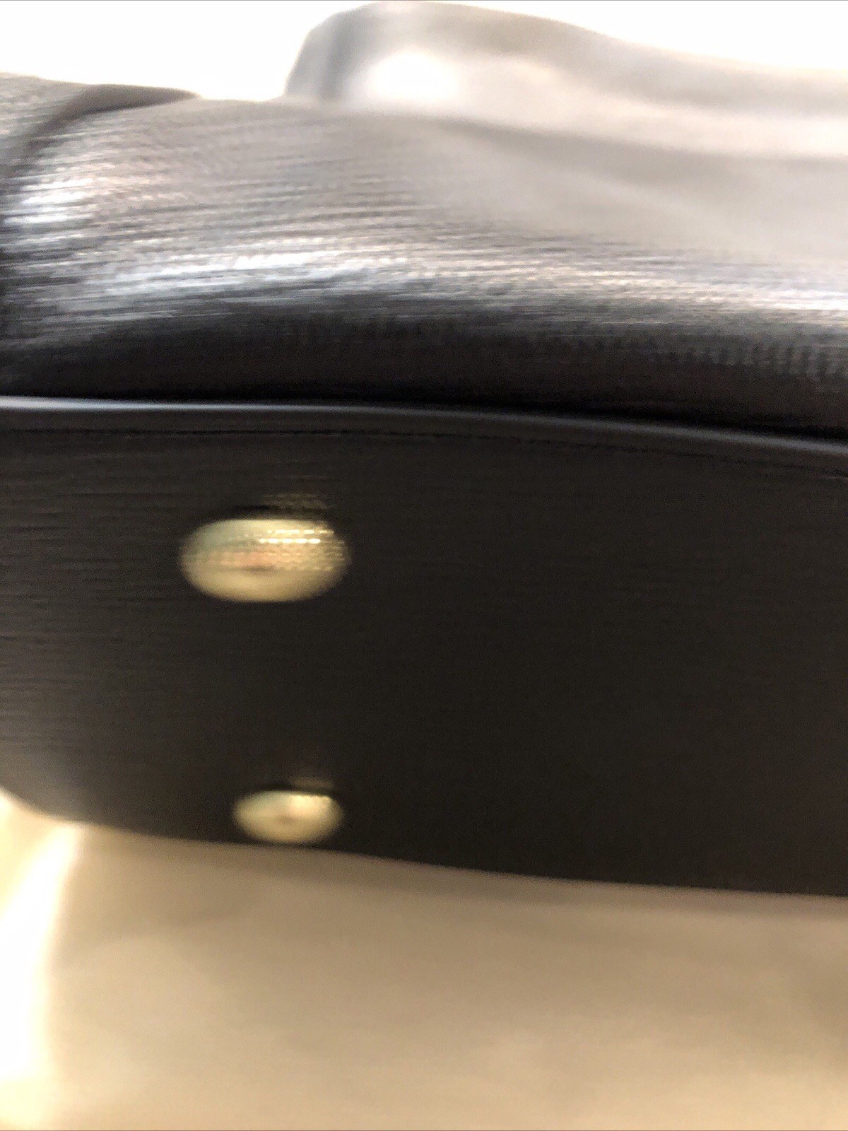Kattee Black Leather Shoulder Handbag Purse With Dust Bag New With Tags
