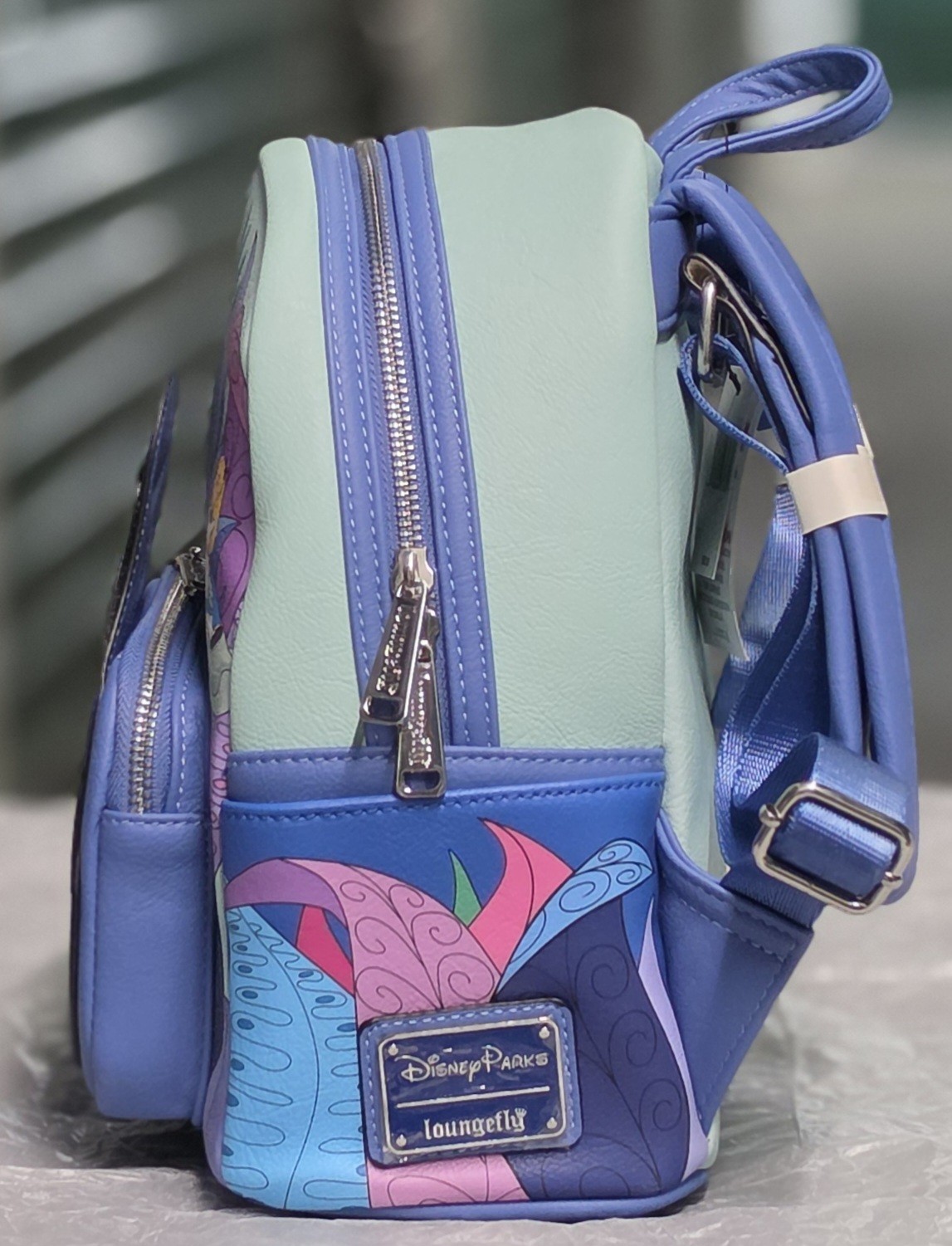 NWT Loungefly Alice In Wonderland Absolem Caterpillar Mini Backpack