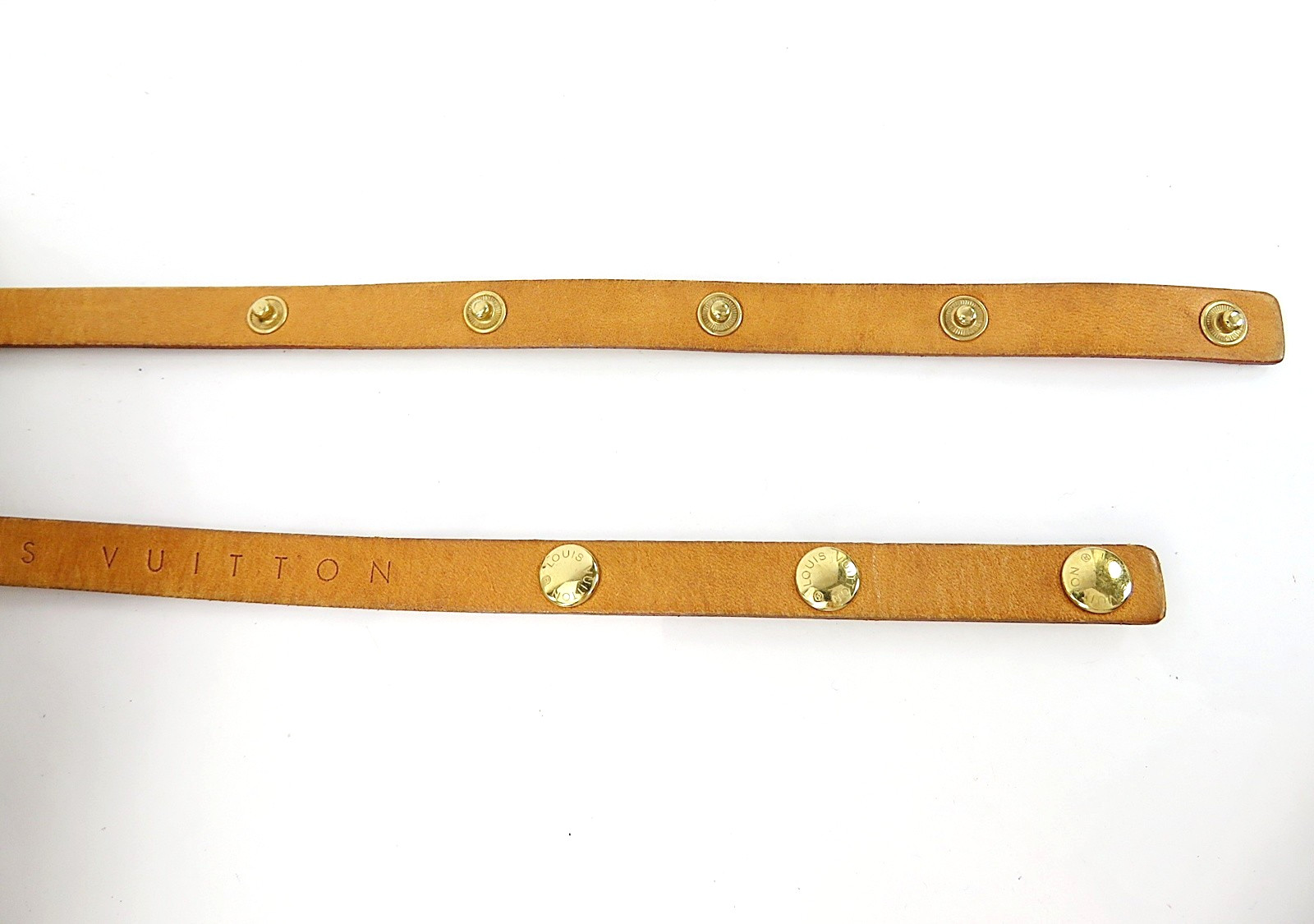 Authentic LOUIS VUITTON Florentine Monogram Waist Belt (XS) Pouch #63808