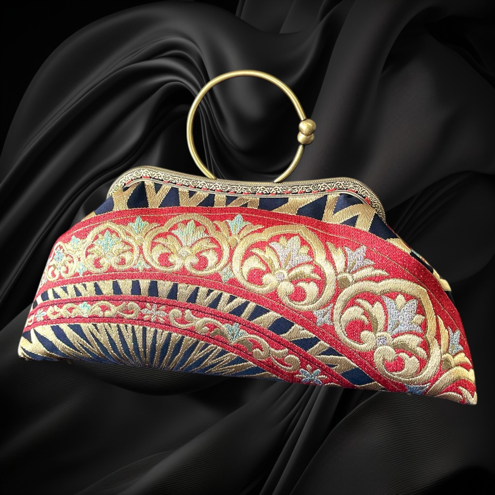 Japanese Kimono Bag, Kimono Purse, Kimono crossbody shoulder bag, Kimono handbag