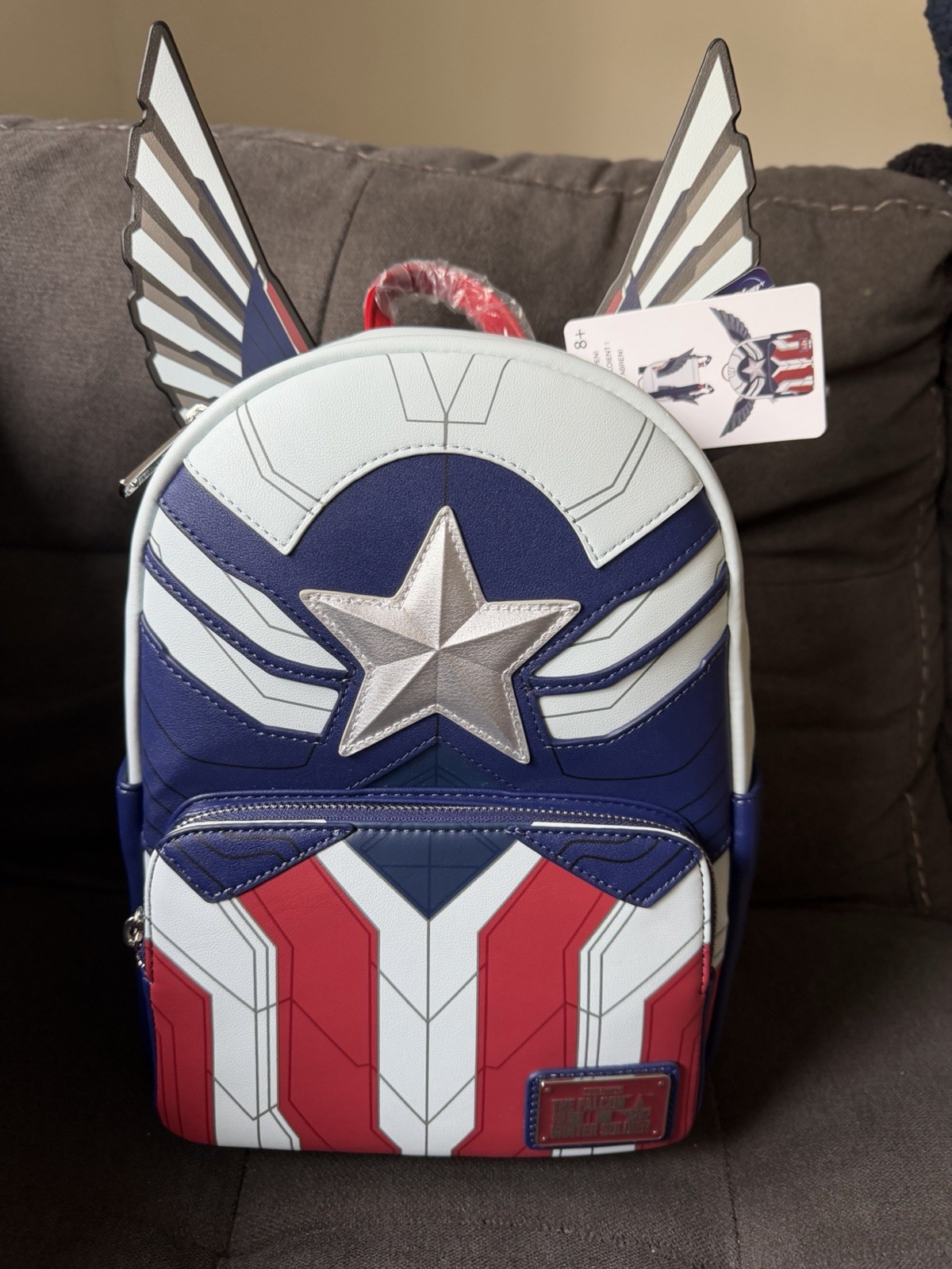 Loungefly Marvel Falcon Winter Soldier Captain America Mini Backpack