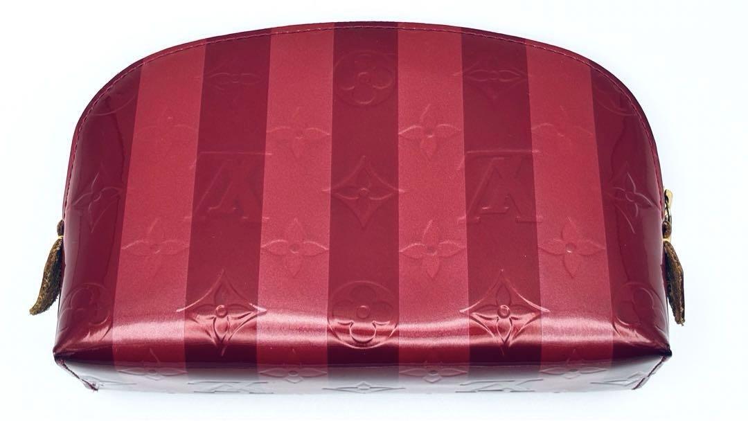 Louis Vuitton Vernis Rayure Pochette Pouch 6.8 inch