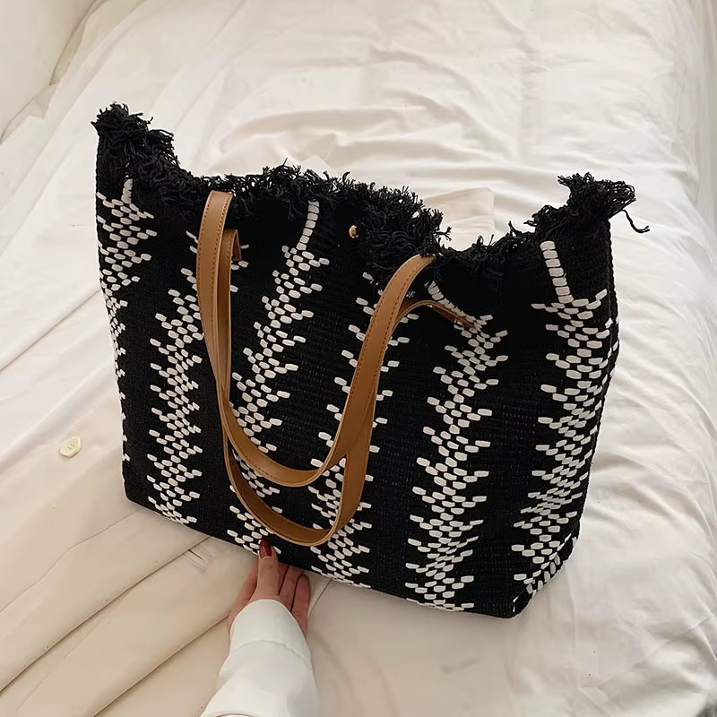 Women Large Tote Bag Beach Shopping Shoulder Handbag Casual Summer Purse
