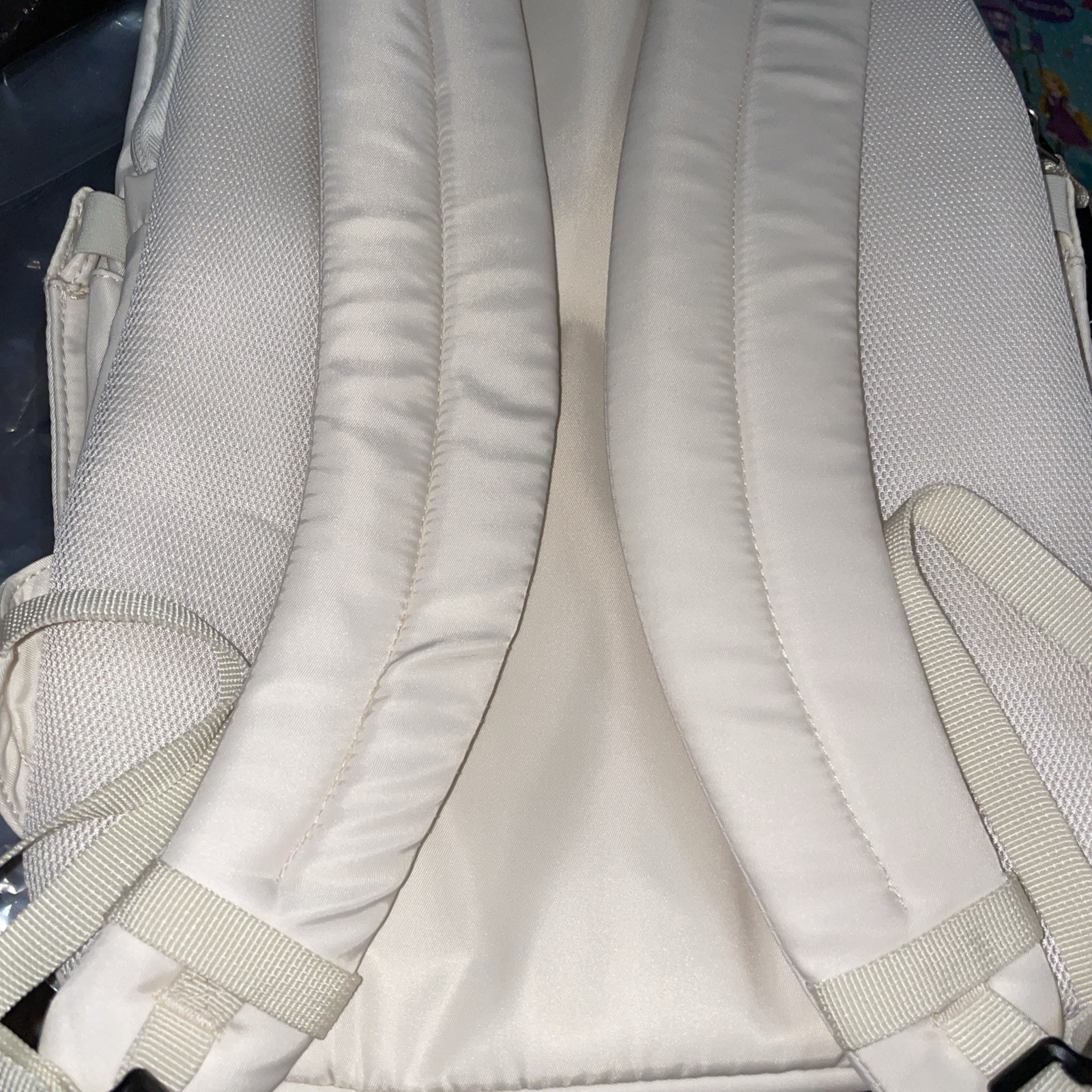 All In Motion Travel 17.5 inch Backpack for Work School Laptop. Cream NWT