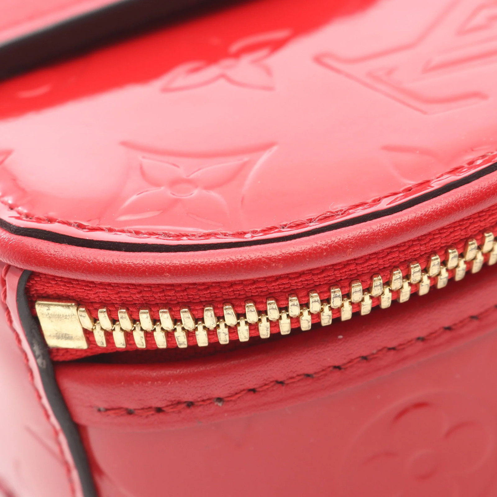 Louis Vuitton Shoulder Bag Red Leather #RCB2855