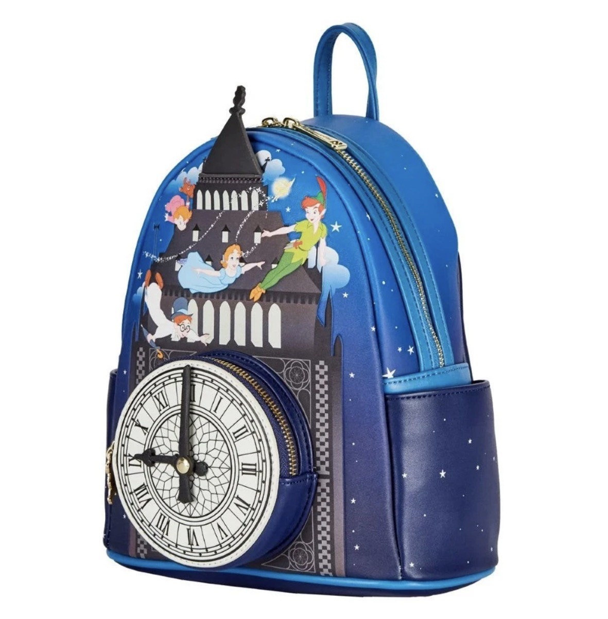 PETER PAN Loungefly Glow-in-the-Dark Tower Disney Mini-Backpack