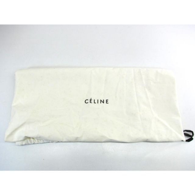 Celine Horizontal Cabas Red Leather Tote Bag Large Shoulder Bag w/Dust Bag Good