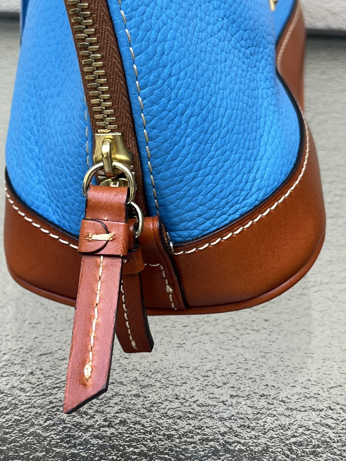 Dooney & Bourke Zip Zip Satchel Handbag Sky R343 SK *NWT