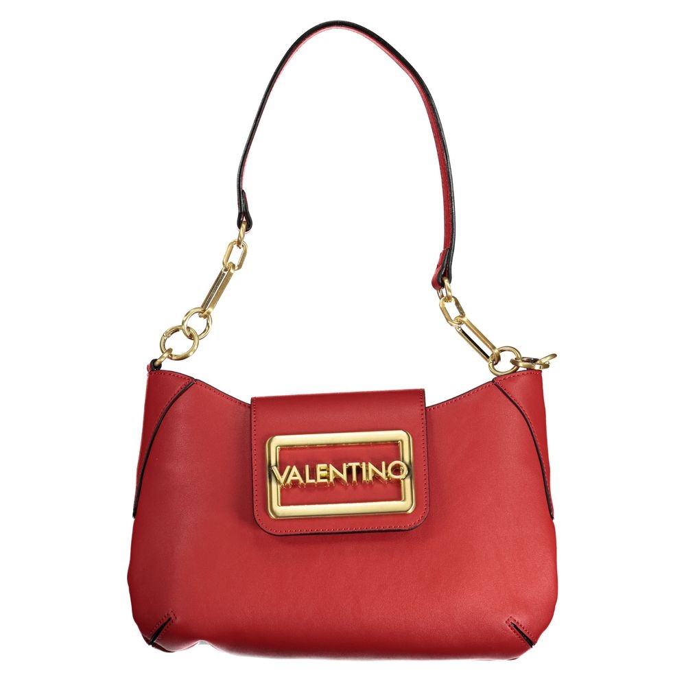 Mario Valentino Rosso Polyurethane Women’s Bag 100% Authentic – VA-30054