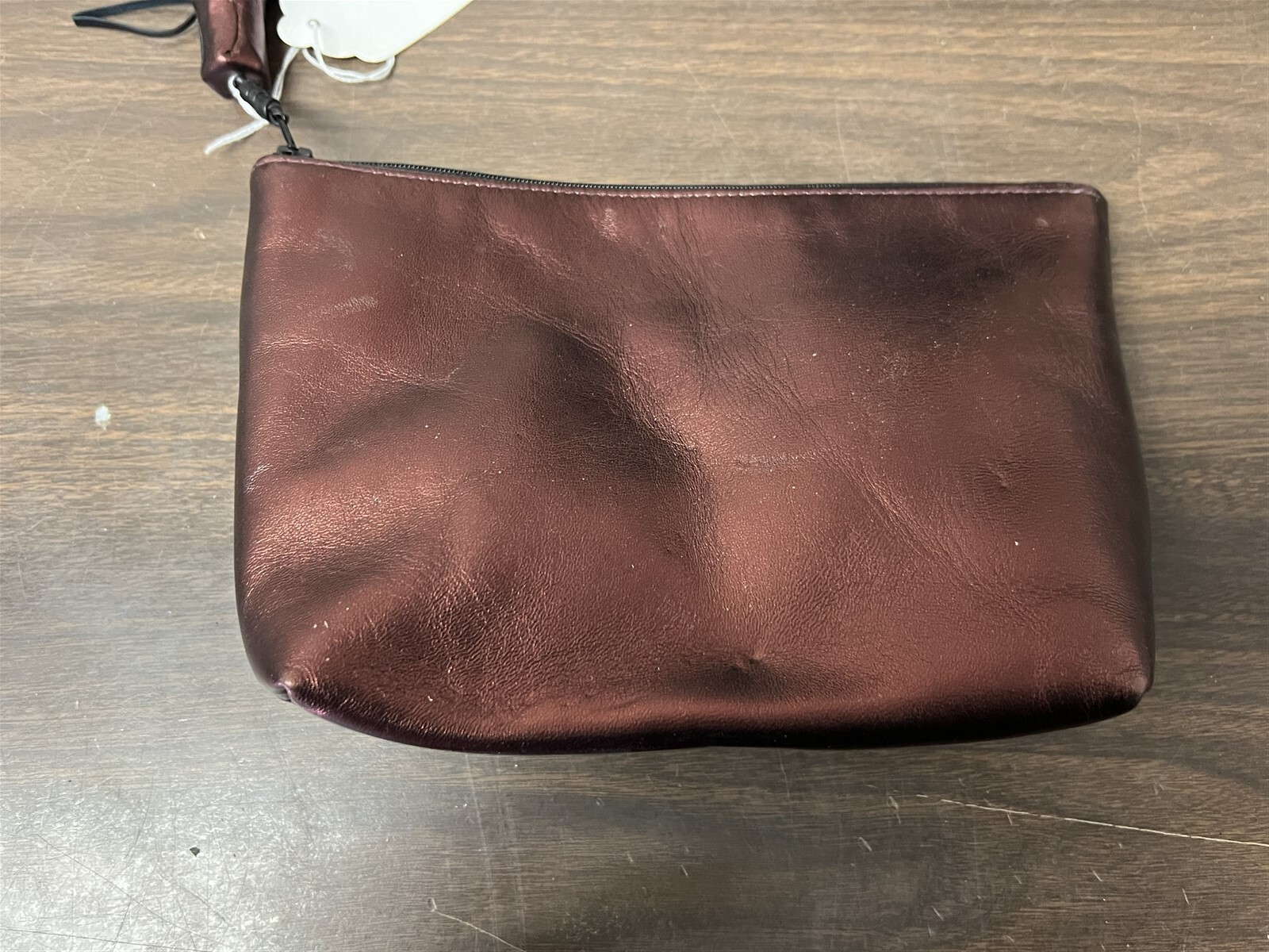 Anthony Luciano Zip Pouch/Purse Blue and Copper