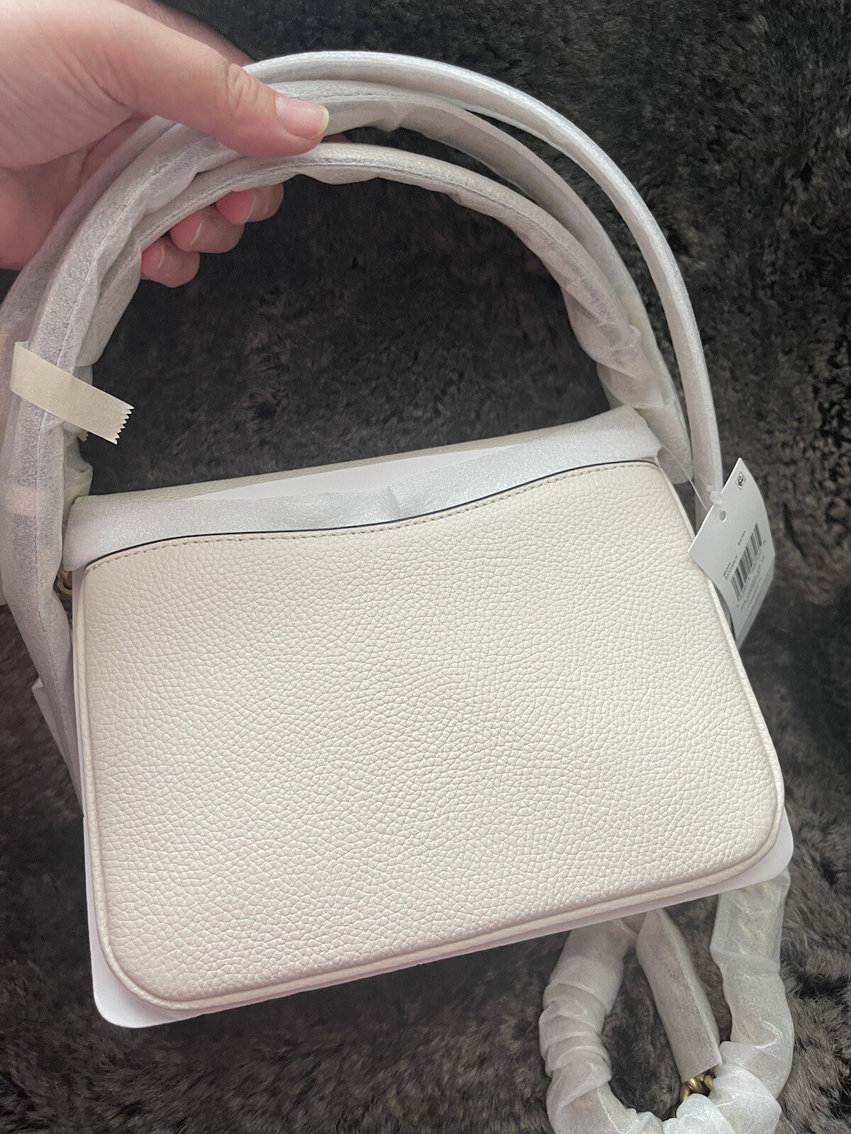 Coach CASSIE 19 Nwt 3 Straps Shoulder Bag, Hand Or Crossbody Chalk Color