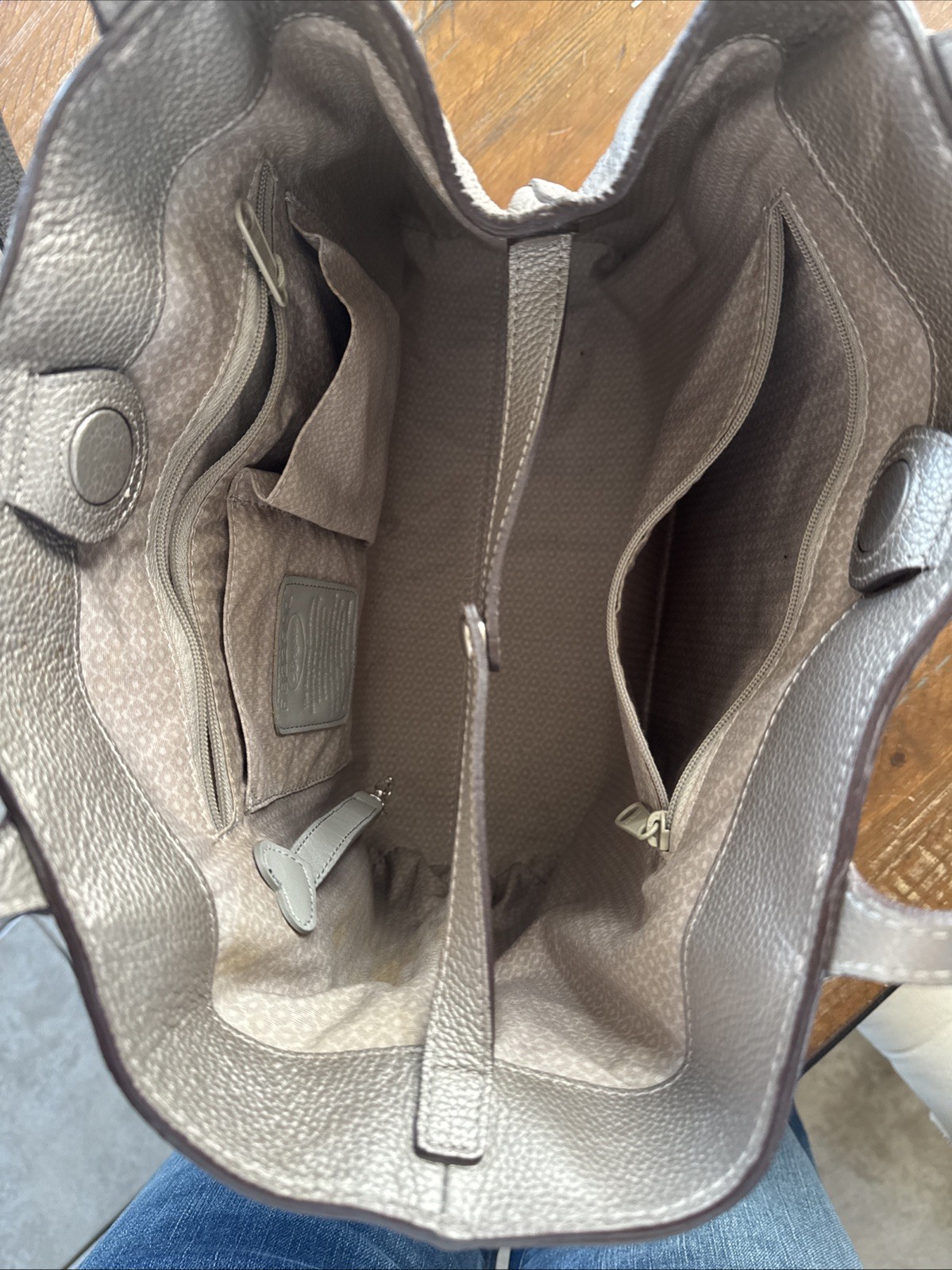 Brighton ReedLeather Shoulder Tote Handbag Soft Tough Purse