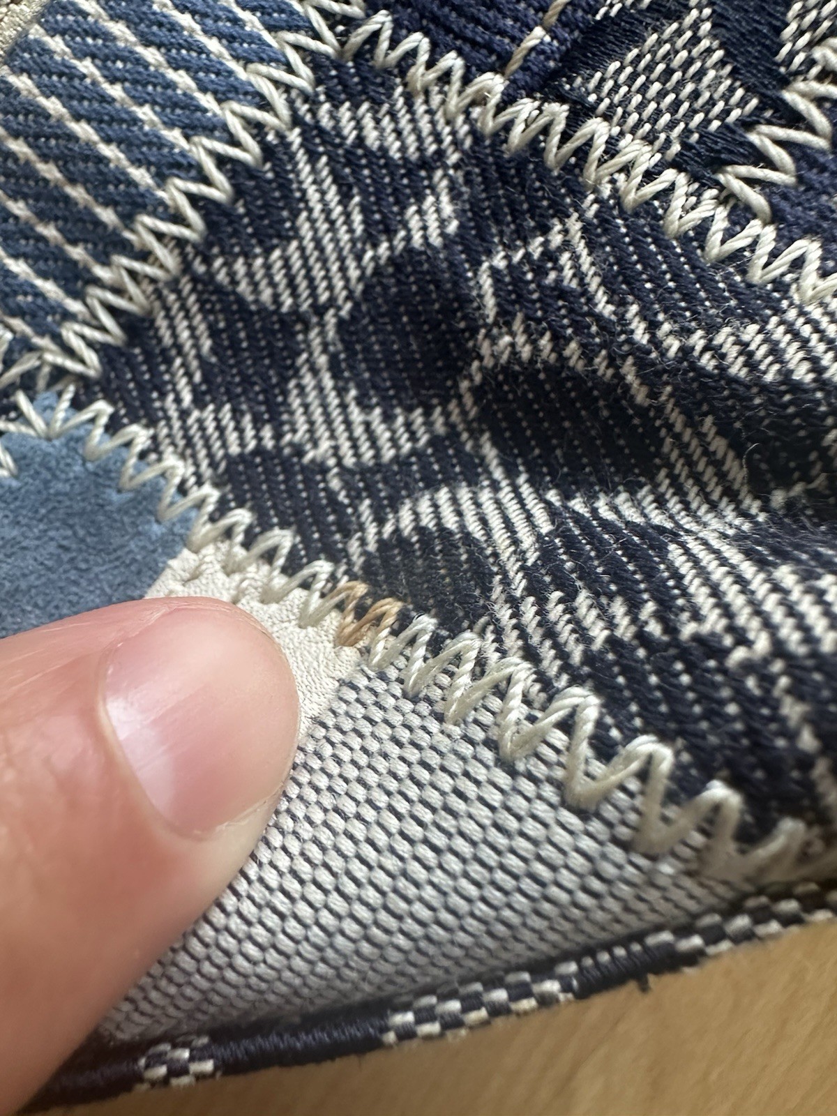 Coach Y2K Denim Patchwork Pouch Mini Bag 41461 Detachable Strap RARE