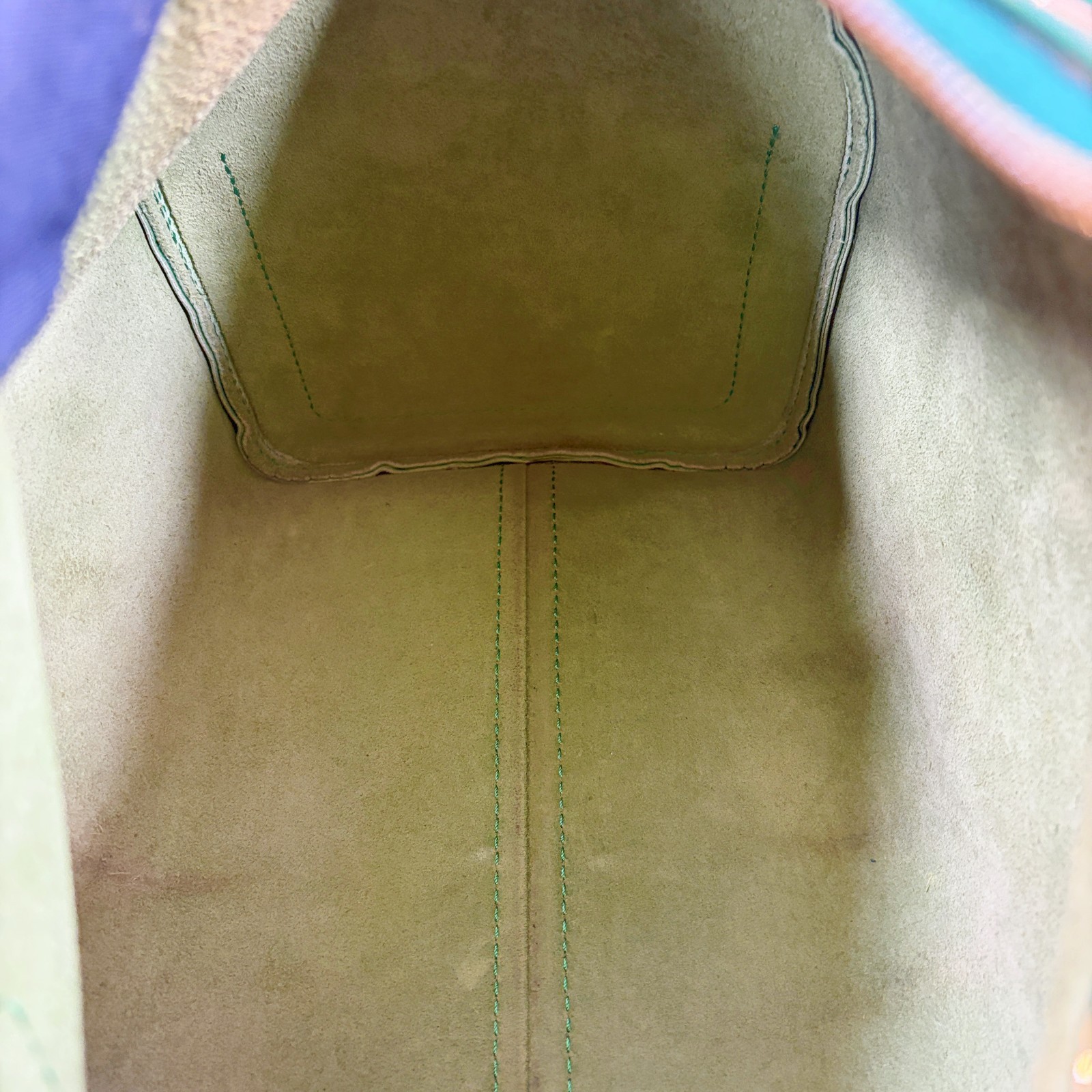 LOUIS VUITTON Epi Speedy 30 Boston Bag Handbag Green Leather LV Authentic