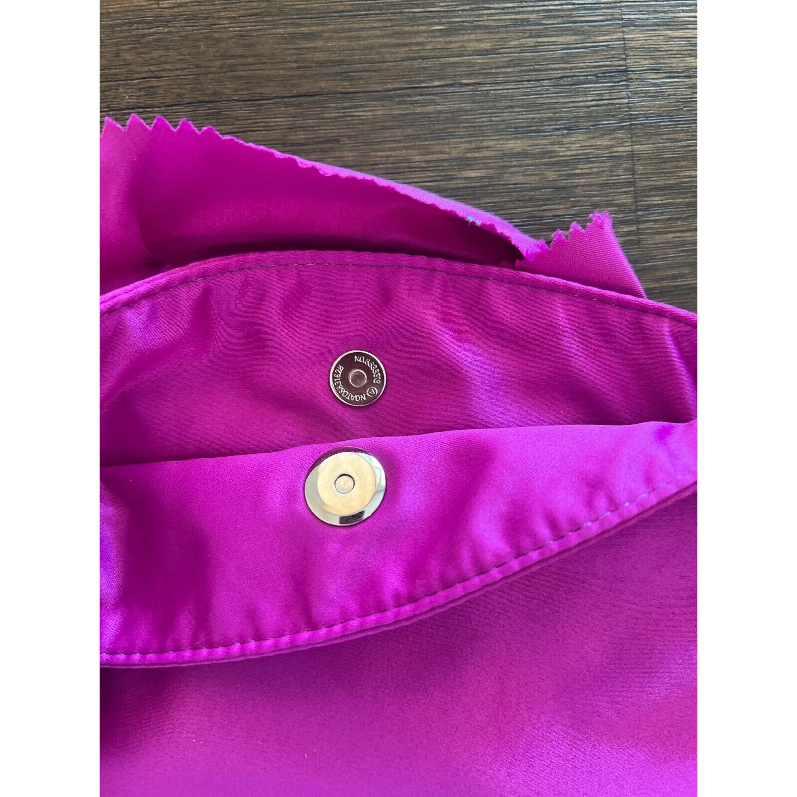 Beautiful Purple Statement Rose Clutch by MARCHESA with Snap closure, NEW