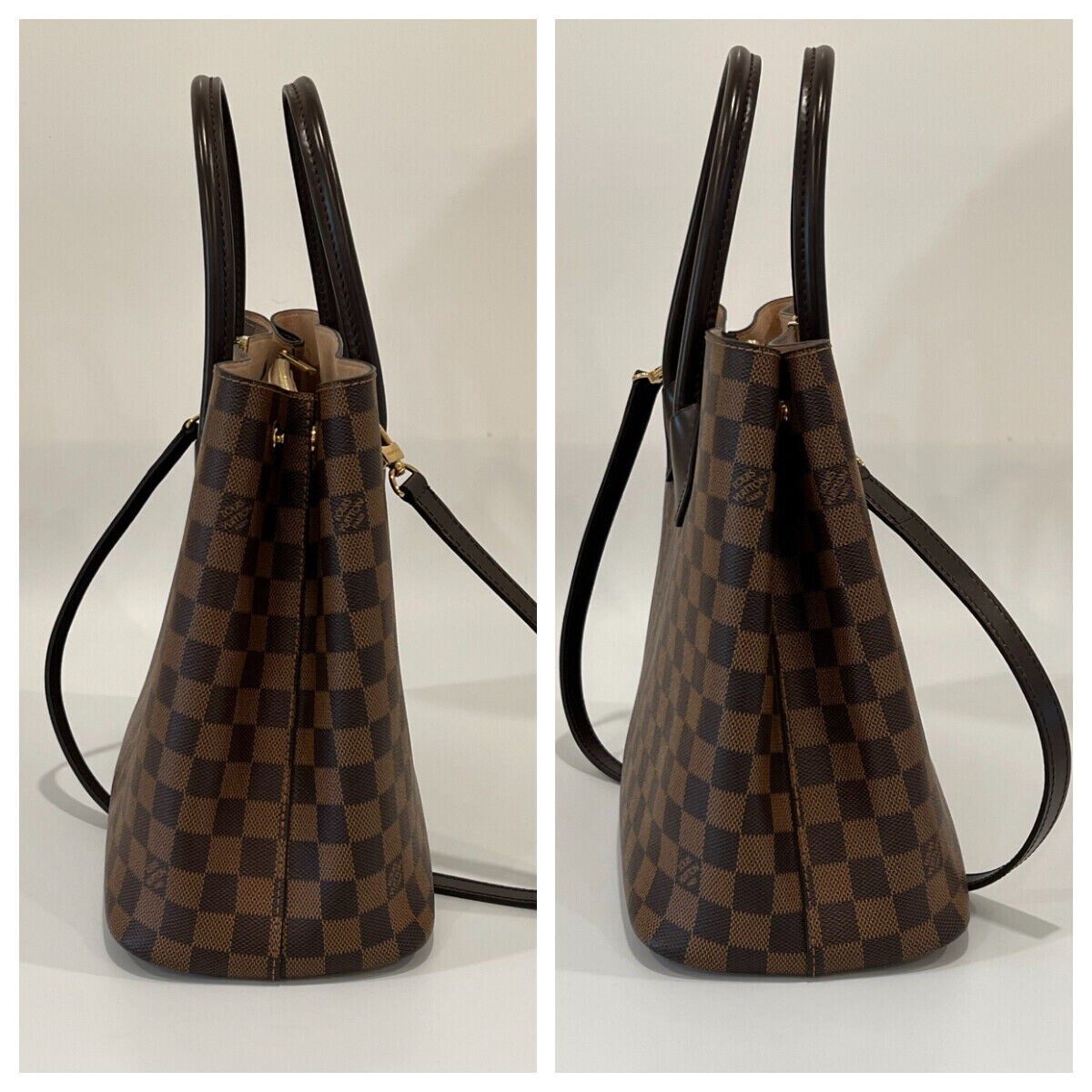 Louis Vuitton Kensington Satchel in Damier Ebene Canvas | Mint Condition