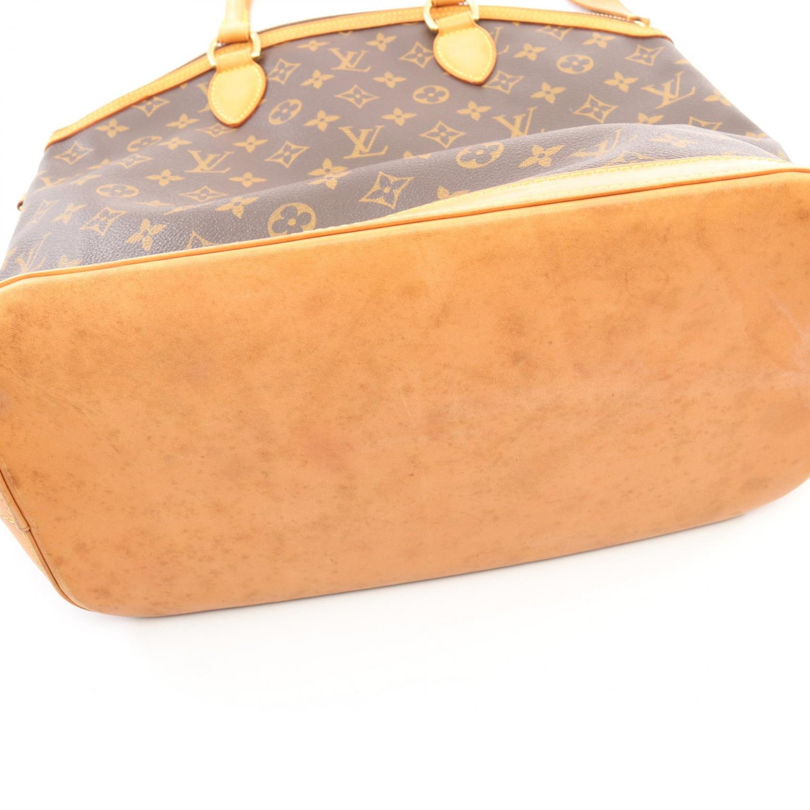 LOUIS VUITTON Lockit Vertical Handbag M40103 Monogram leather Brown Used Women