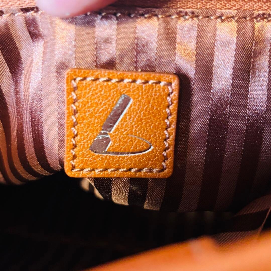 TSUCHIYA KABAN Tote bag Leather A4 Brown Authentic From Japan