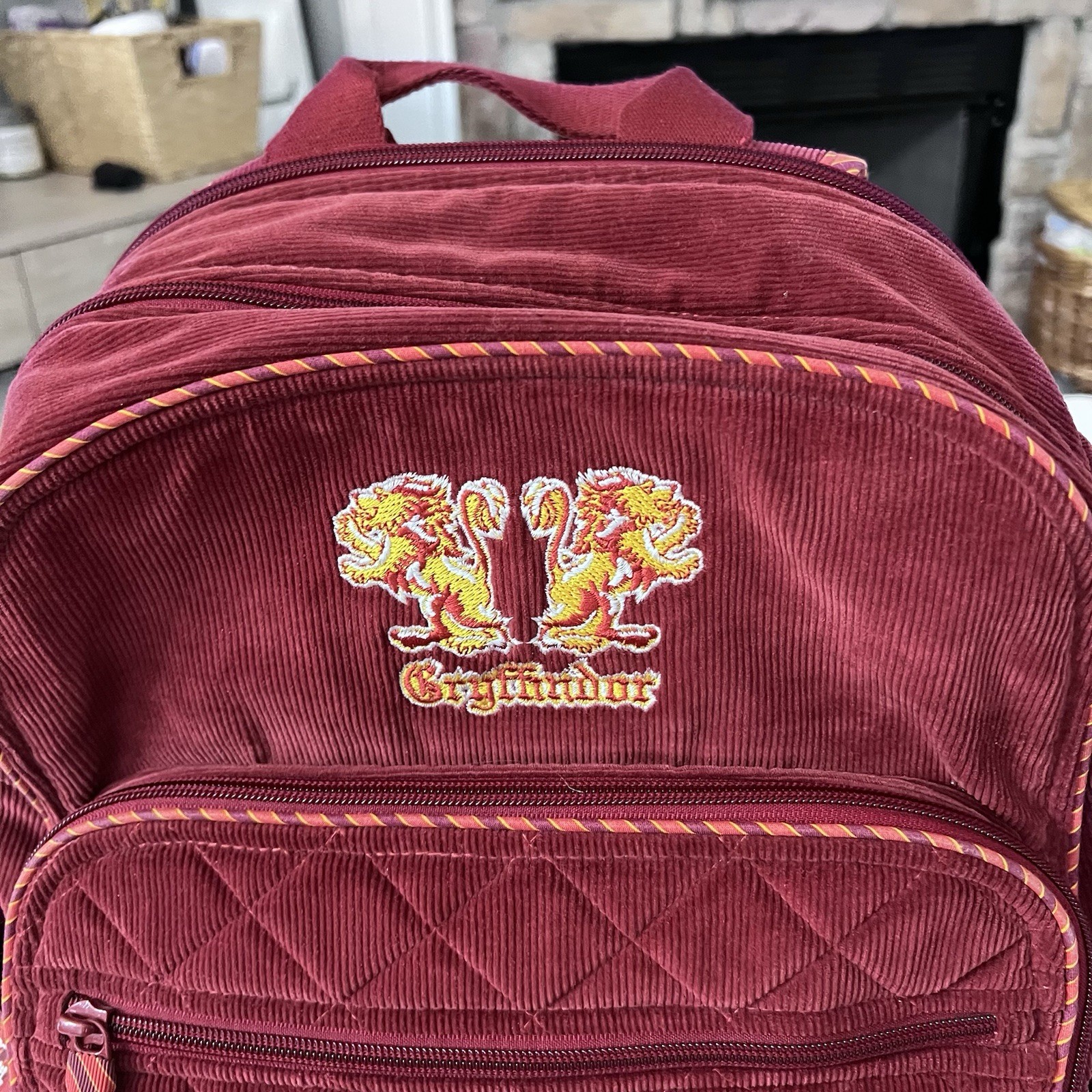 Vera Bradley Campus Backpack Harry Potter Gryffindor Laptop Bag Red And Gold