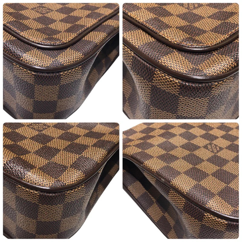 LOUIS VUITTON Overny N51129 Ebene Damier Canvas Shoulder Bag #2277