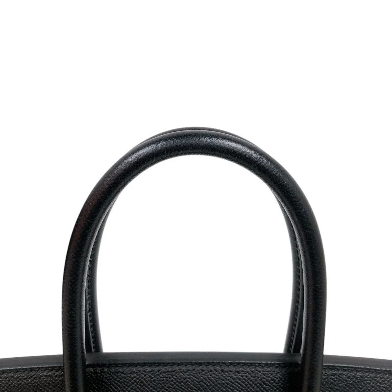 HERMES Birkin 30 Black Epsom Leather Handbag #OKB263