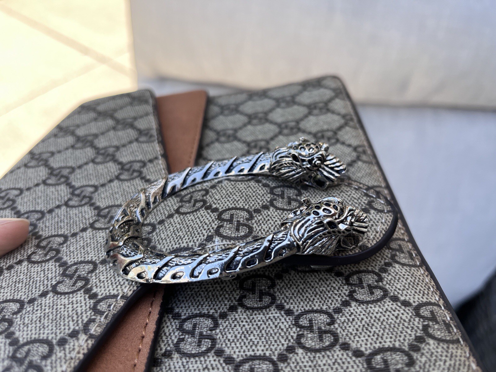 Gucci Dionysus Silver Chain Shoulder Bag