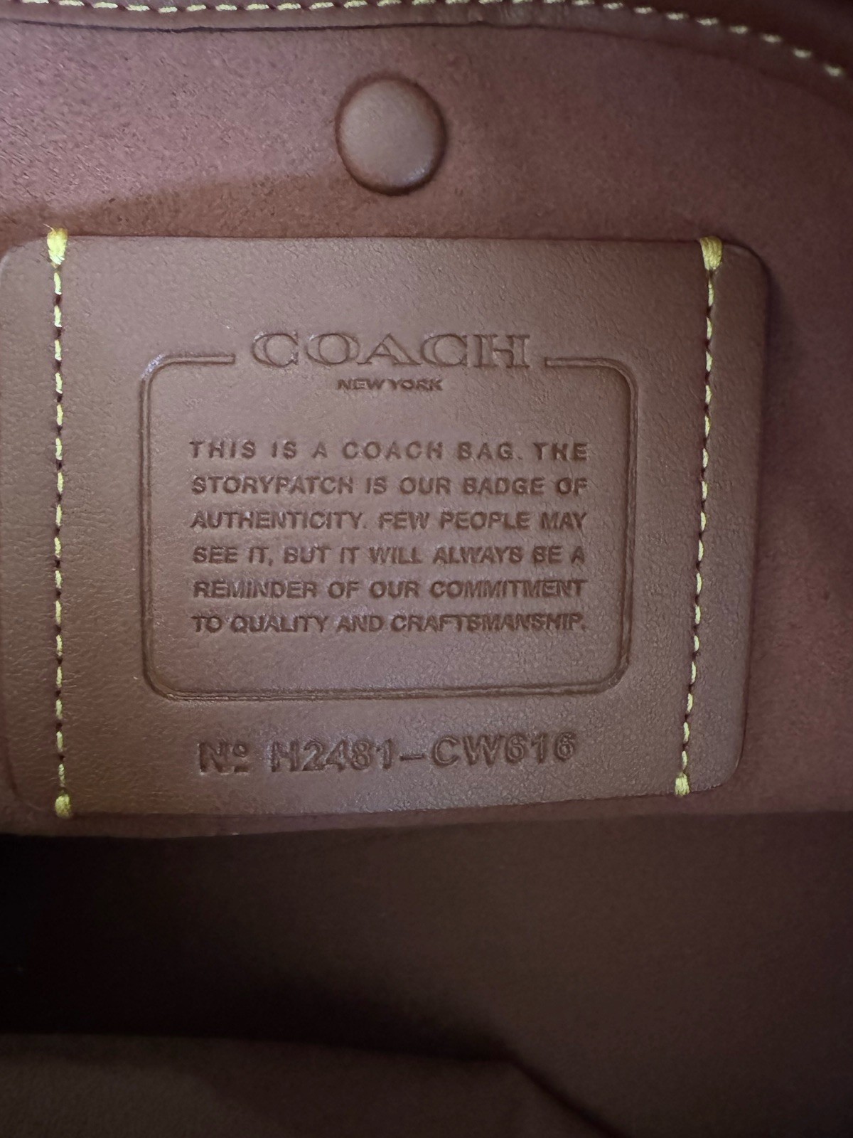 Coach Soft Empire Carryall Bag 40 In Maple/ Brass Rare