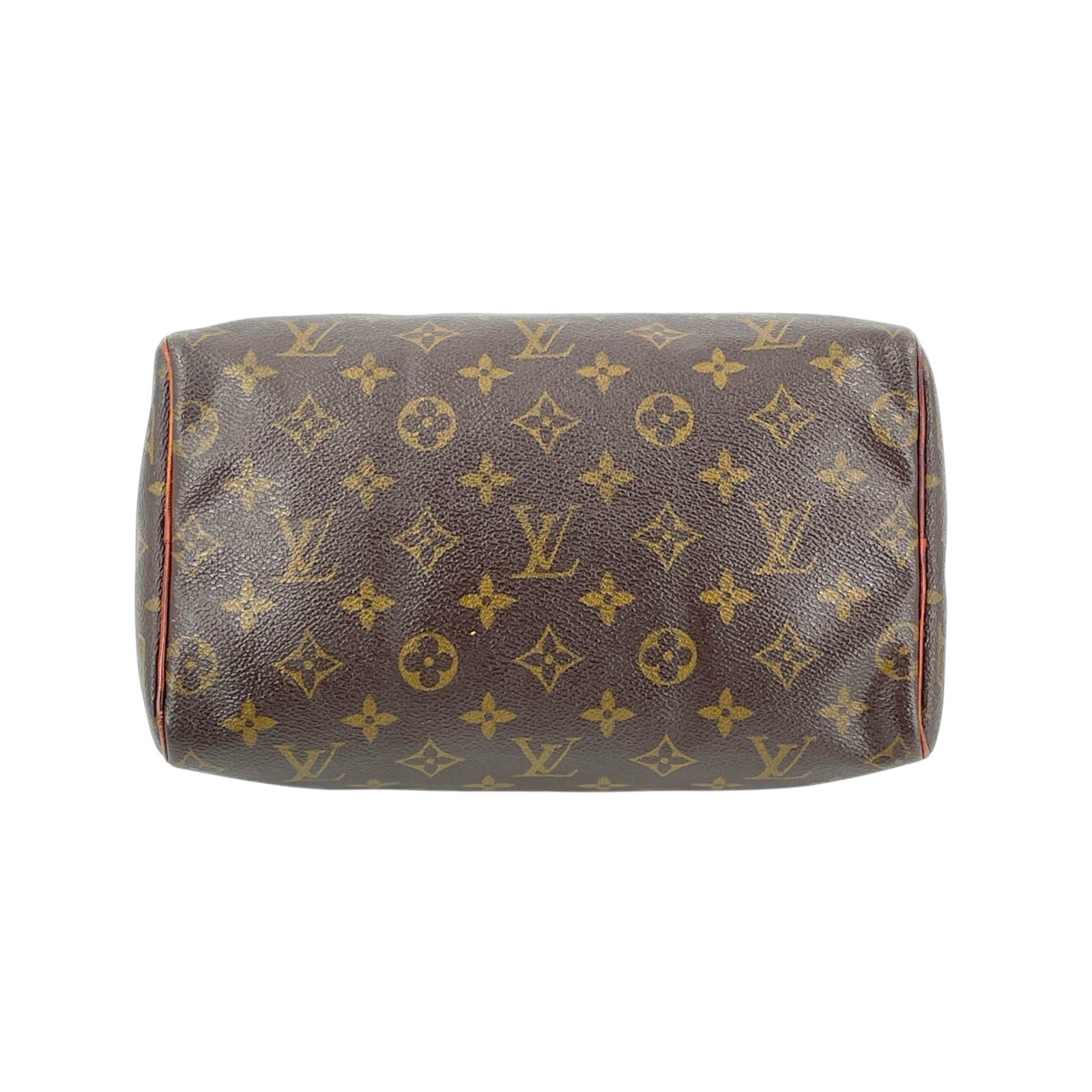 Auth LOUIS VUITTON Speedy 25 Monogram Canvas Brown Top Handle Boston Bag M41528