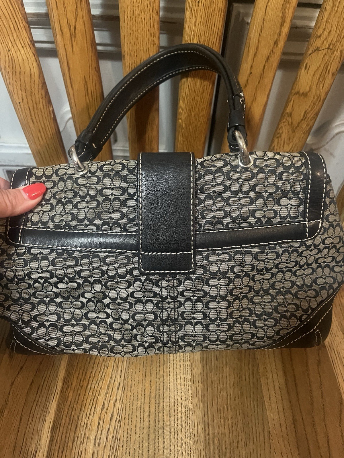 Coach Soho Minisignature Flap Style Number 6349.