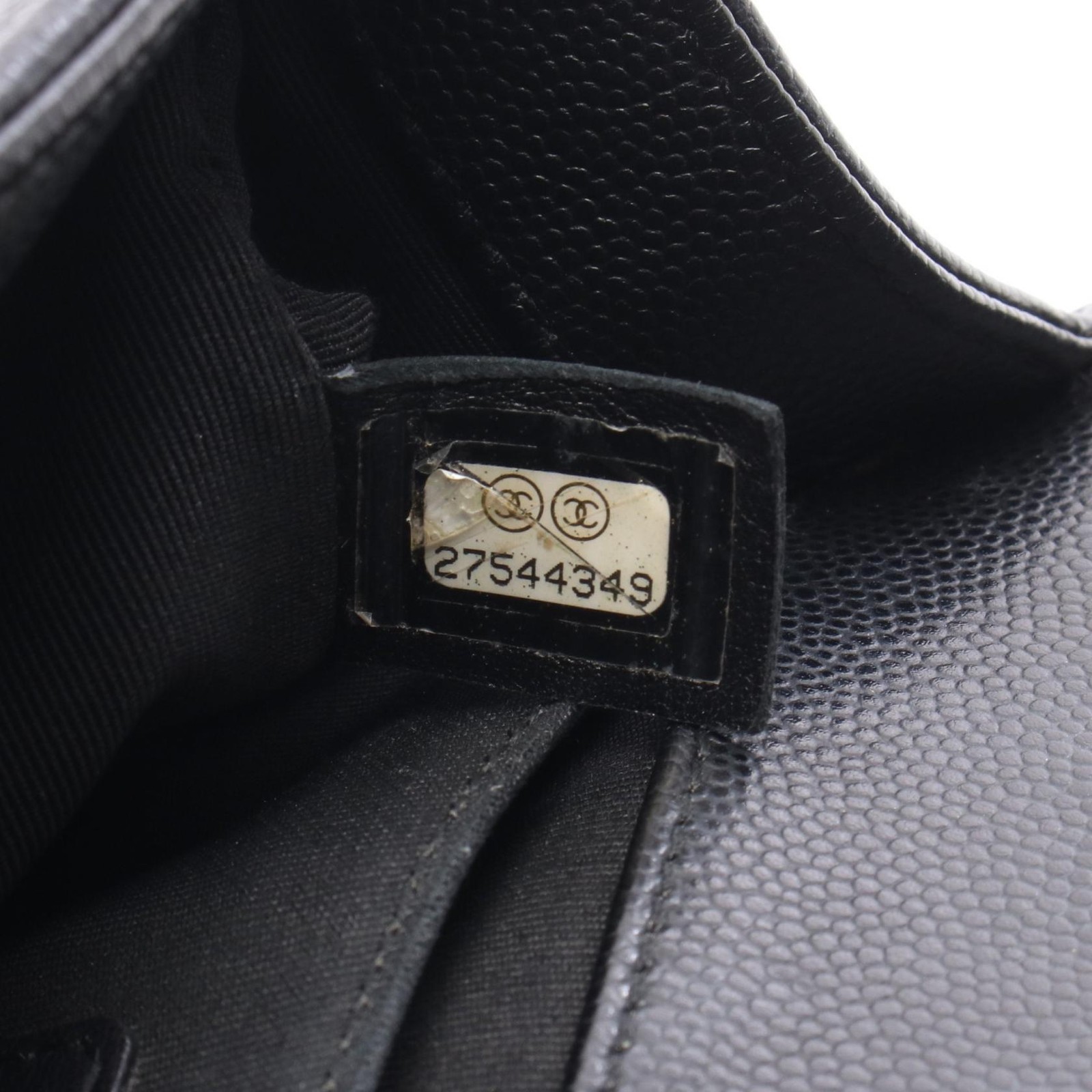 CHANEL Boy Chanel Small Chain Shoulder Bag A67085 Calfskin Black SHW Used CC