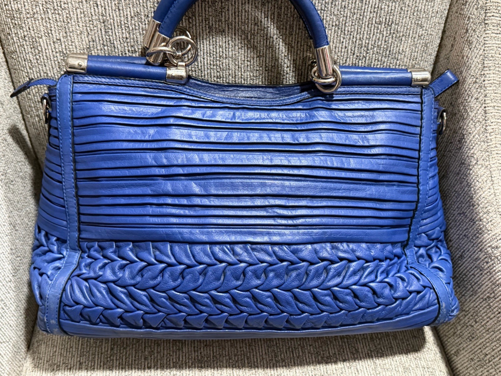 Coach Madison Caroline Ultramarine Pleated bag 19848