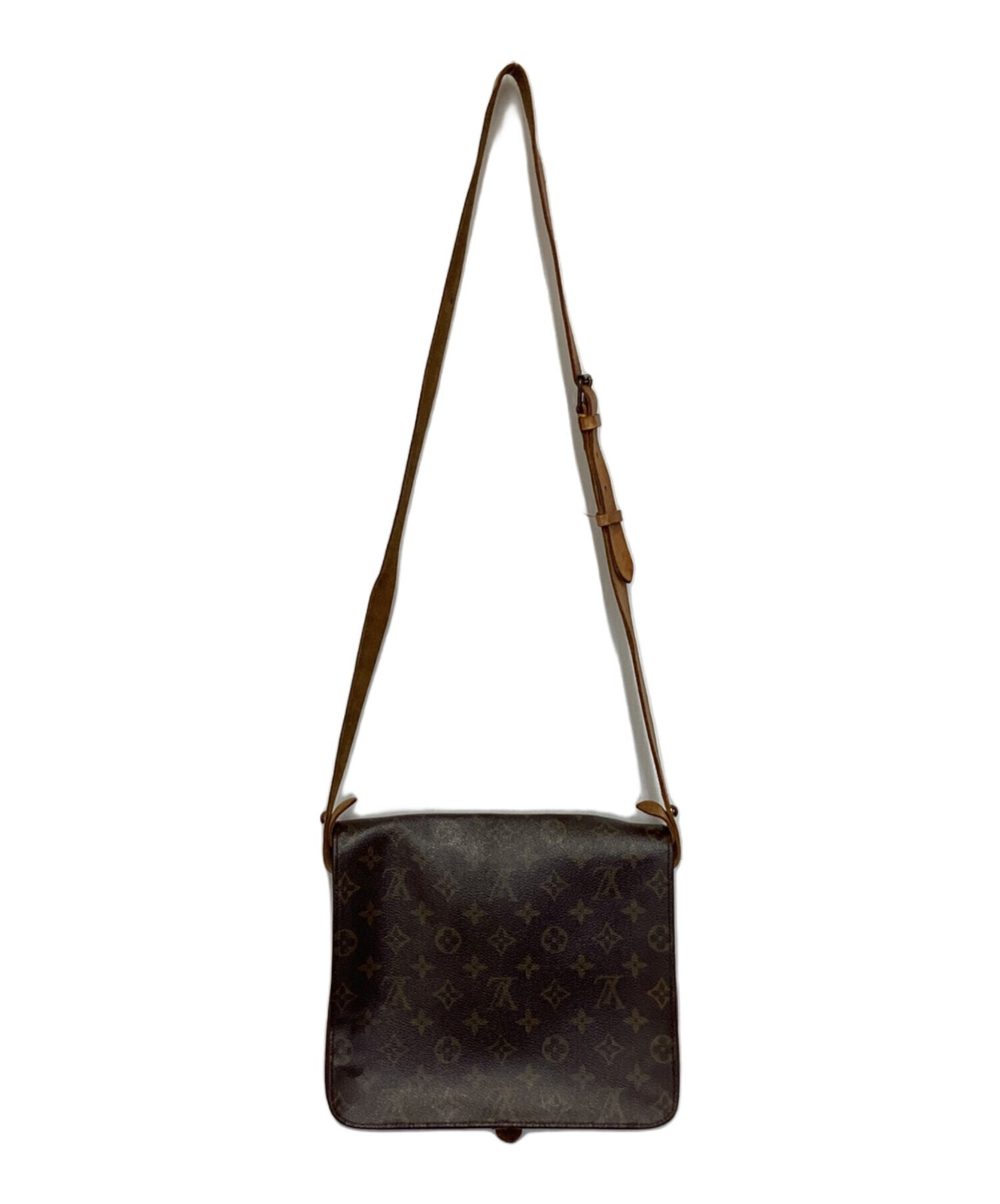 Louis Vuitton GM GM M51252 Coated Canvas Brown Shoulder Bag #TFB7355
