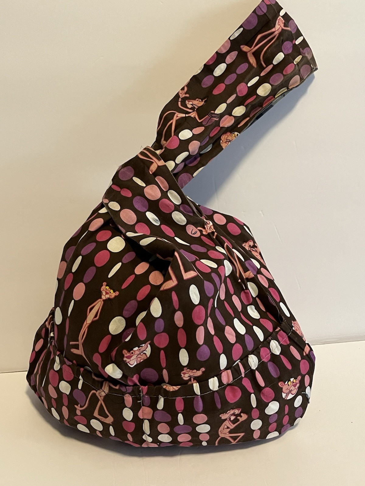 Pink Panther Camo Bag Tote Japanese Knot Reversible Unique Pockets Handmade