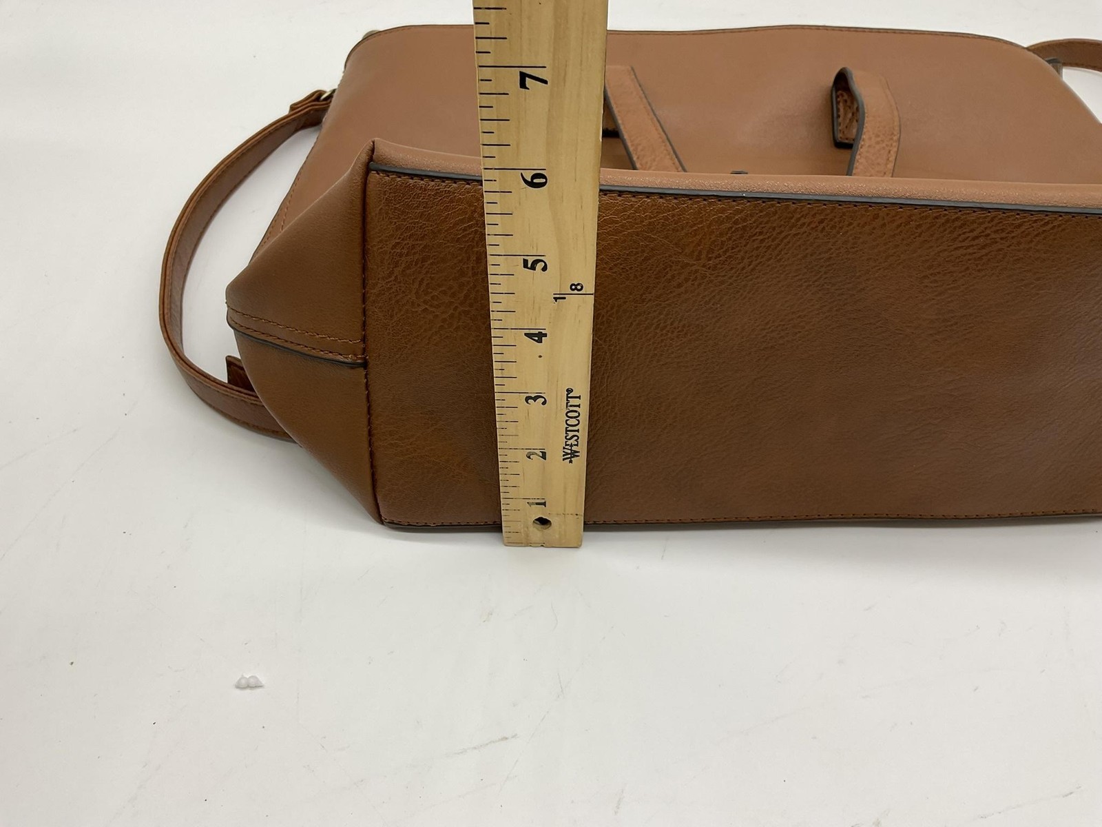 SevenDays Tote Bag Womens One Size Brown Faux Leather Shoulder Crossbody Handbag