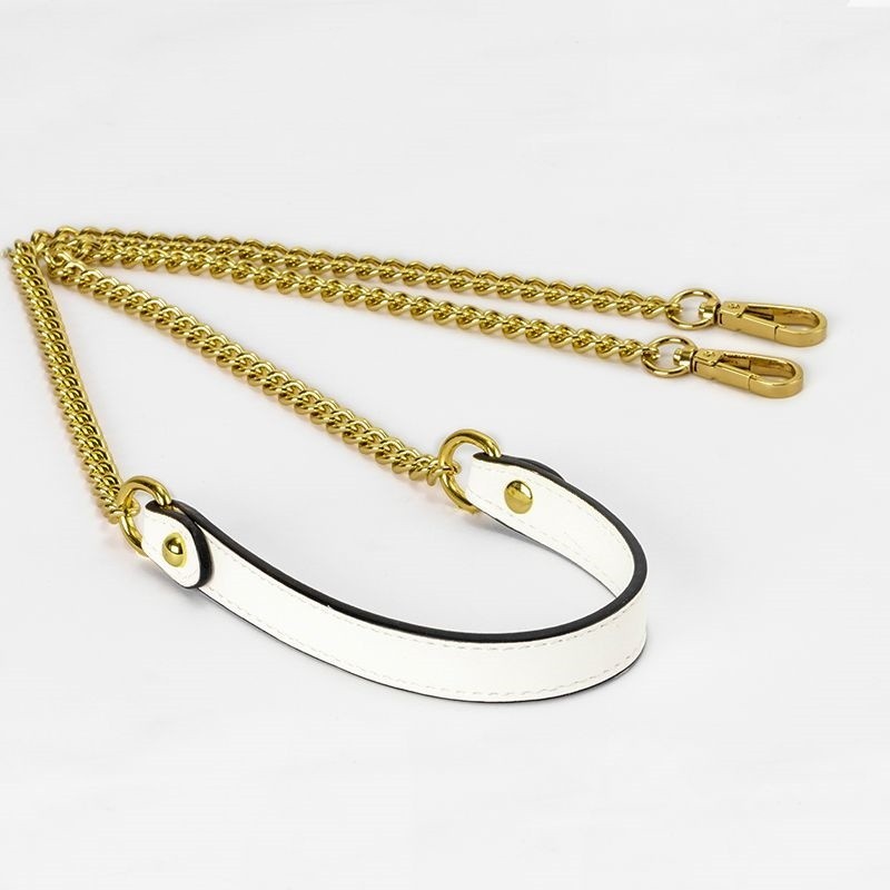 58-200 cm Replacement Retro PU Leather Purse Chain For Handle Shoulder Bag DIY