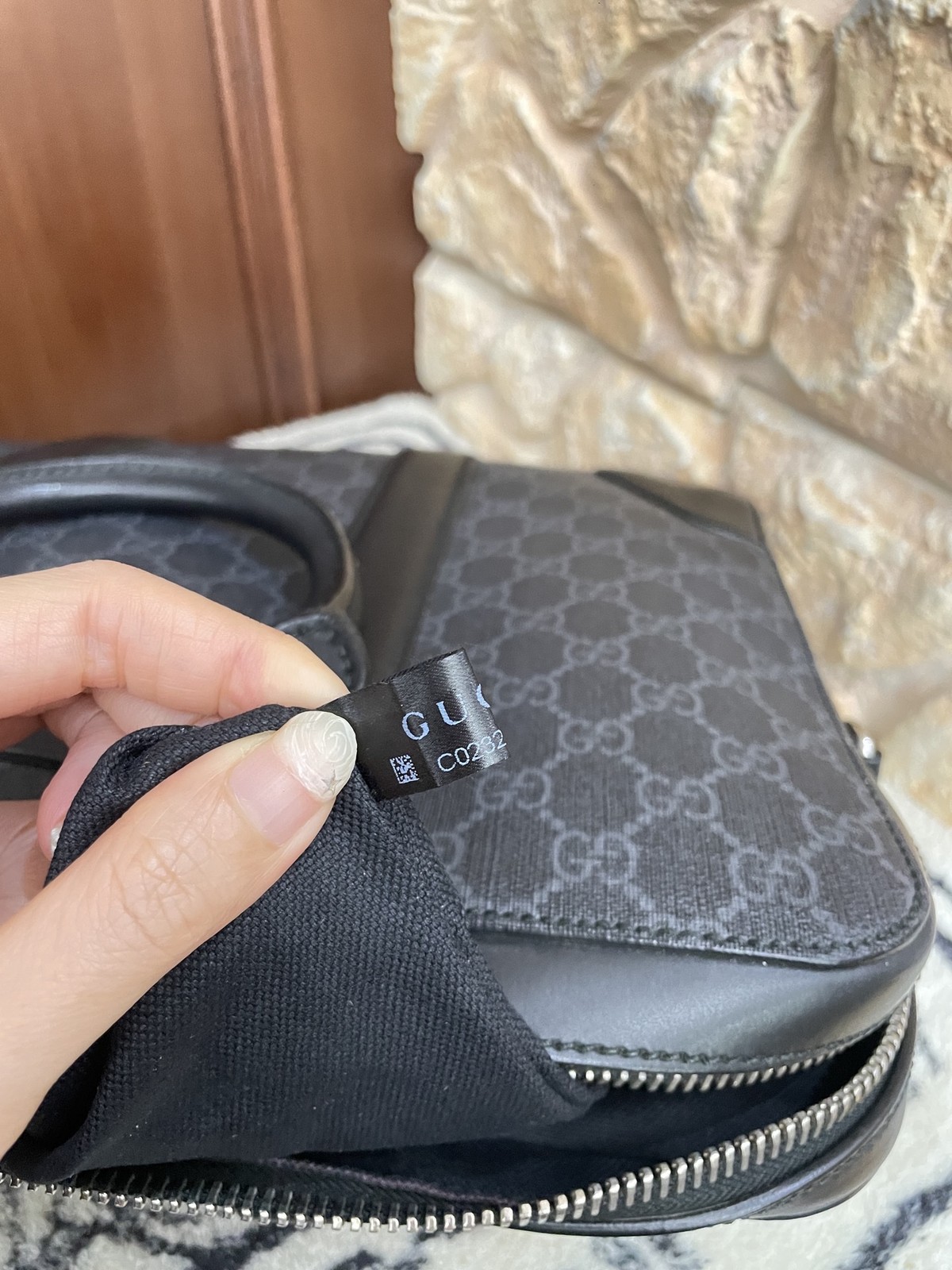 Gucci Pre-Owned Authentic Briefcase Monogram Free Tracked Shipping