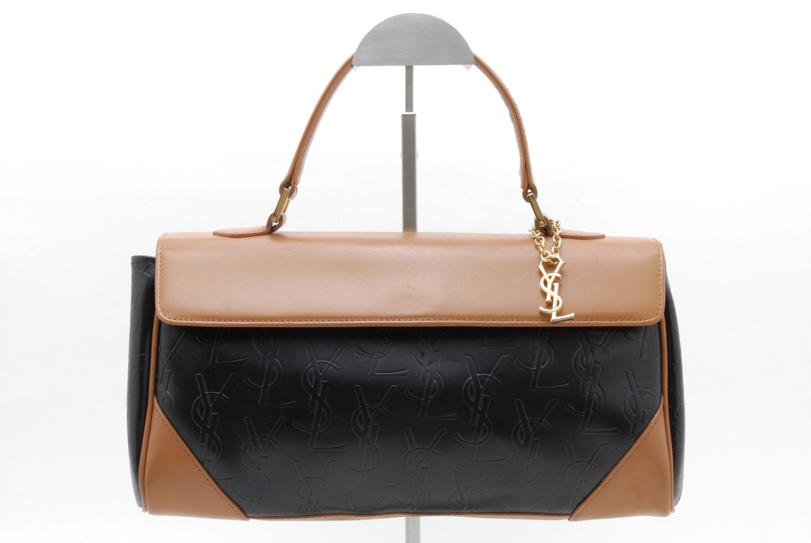 Yves Saint Laurent Hand bag PVC Leather Purse Vintage YSL