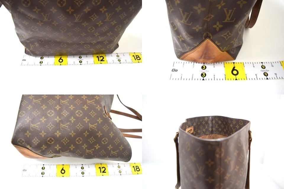 Louis Vuitton M51152 Tote Bag Cabas Alto Monogram Brown Canvas Made In France JP