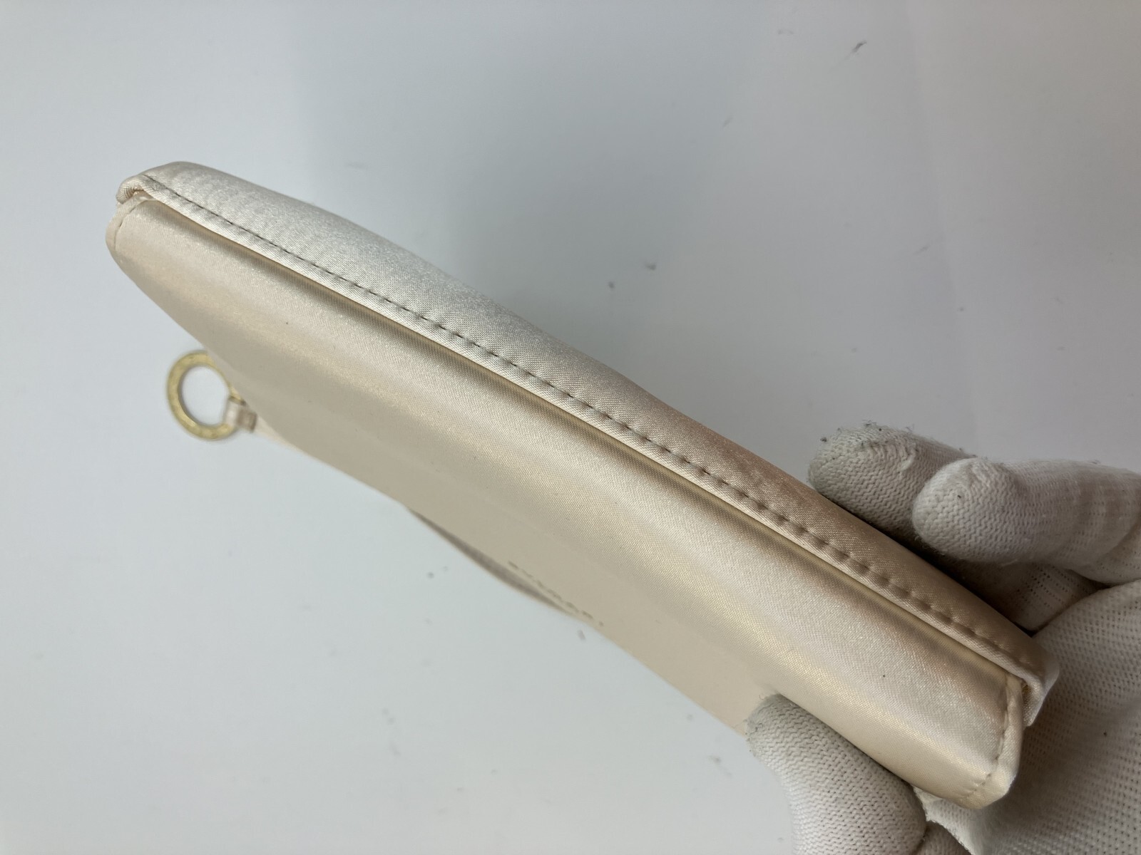 BVLGARI Pouch (19×10×3 cm) (7.48×3.94×1.18 inches) Beige – Free Shipping