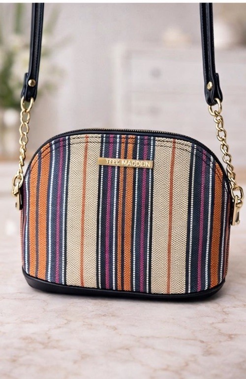 Steve Madden BMAGGIE Multicolor Striped Women’s Bag
