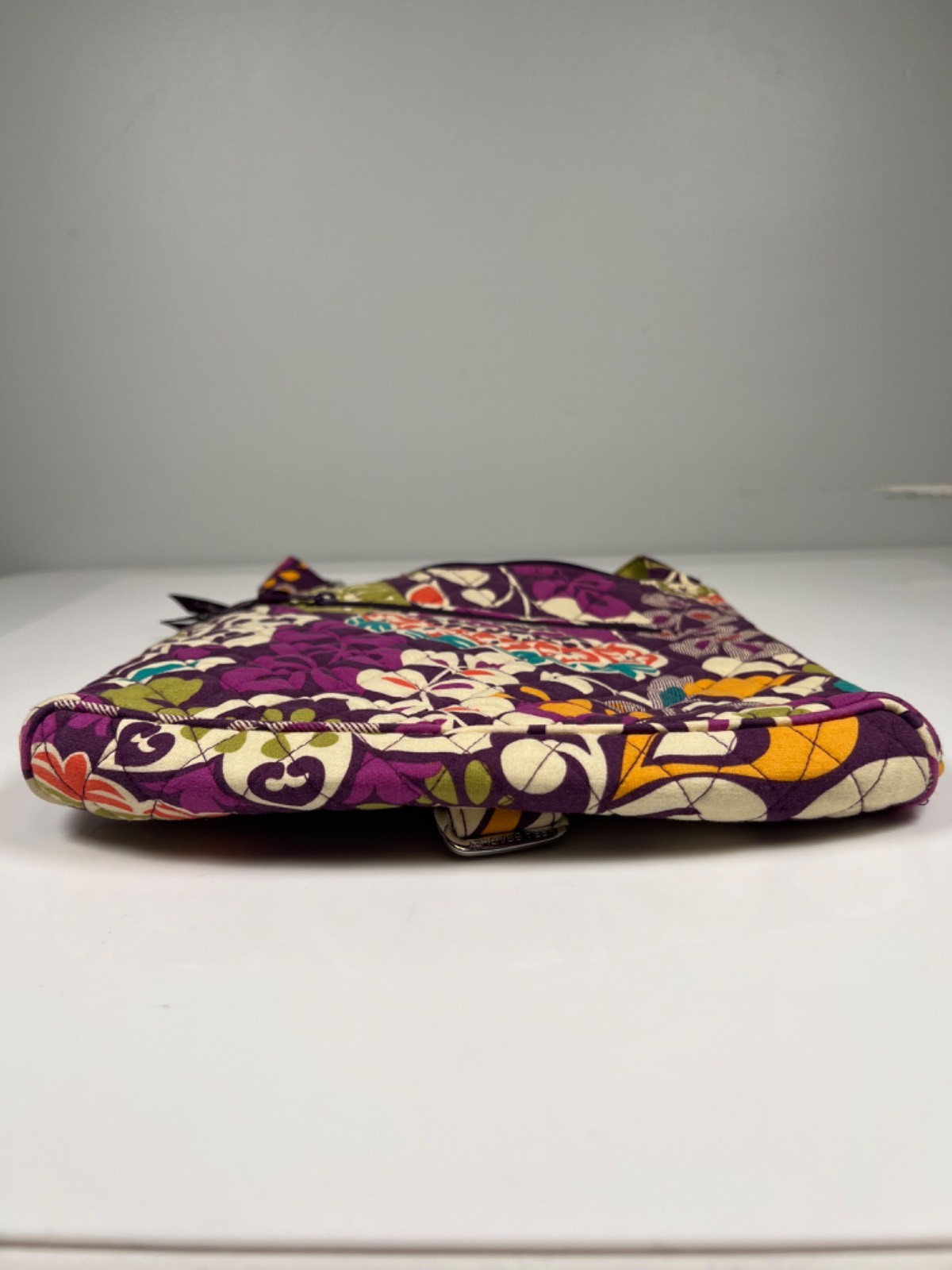 Vera Bradley Women’s Purple Plum Crazy Quilted Crossbody Purse