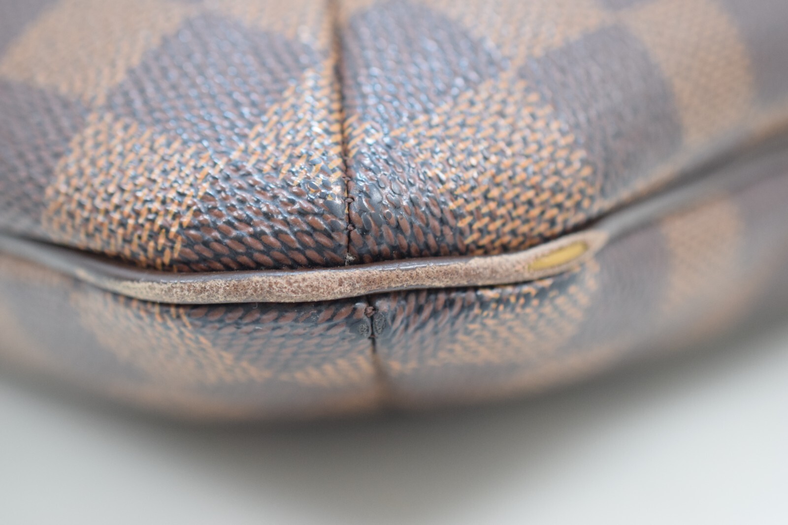 Auth Louis Vuitton Bloomsbury PM Crossbody Bag Damier Ebene N42251 LV 49307