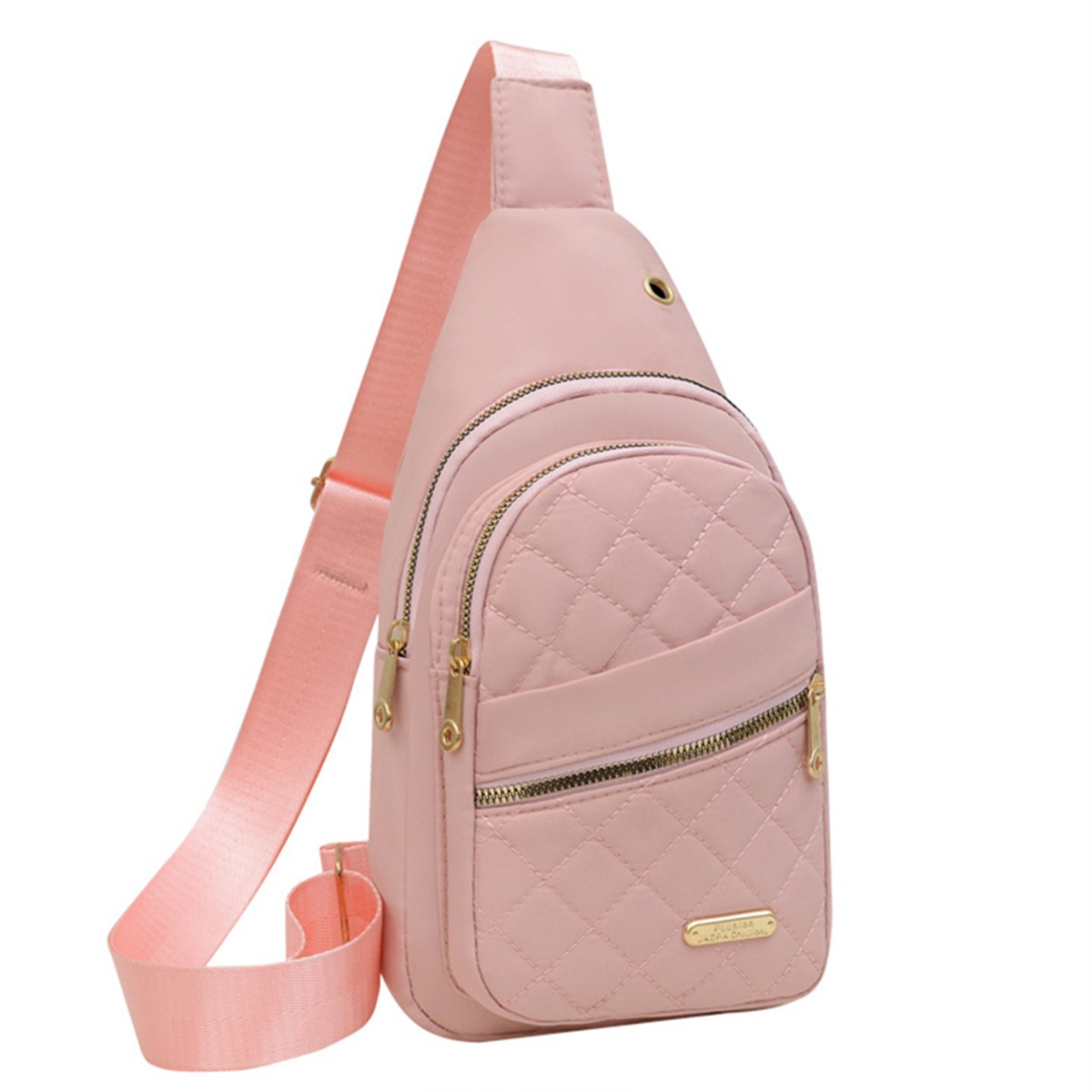 Multi Layer Women’s Single Shoulder Bag Outdoor Leisure Crossbody Bag Chest Bag