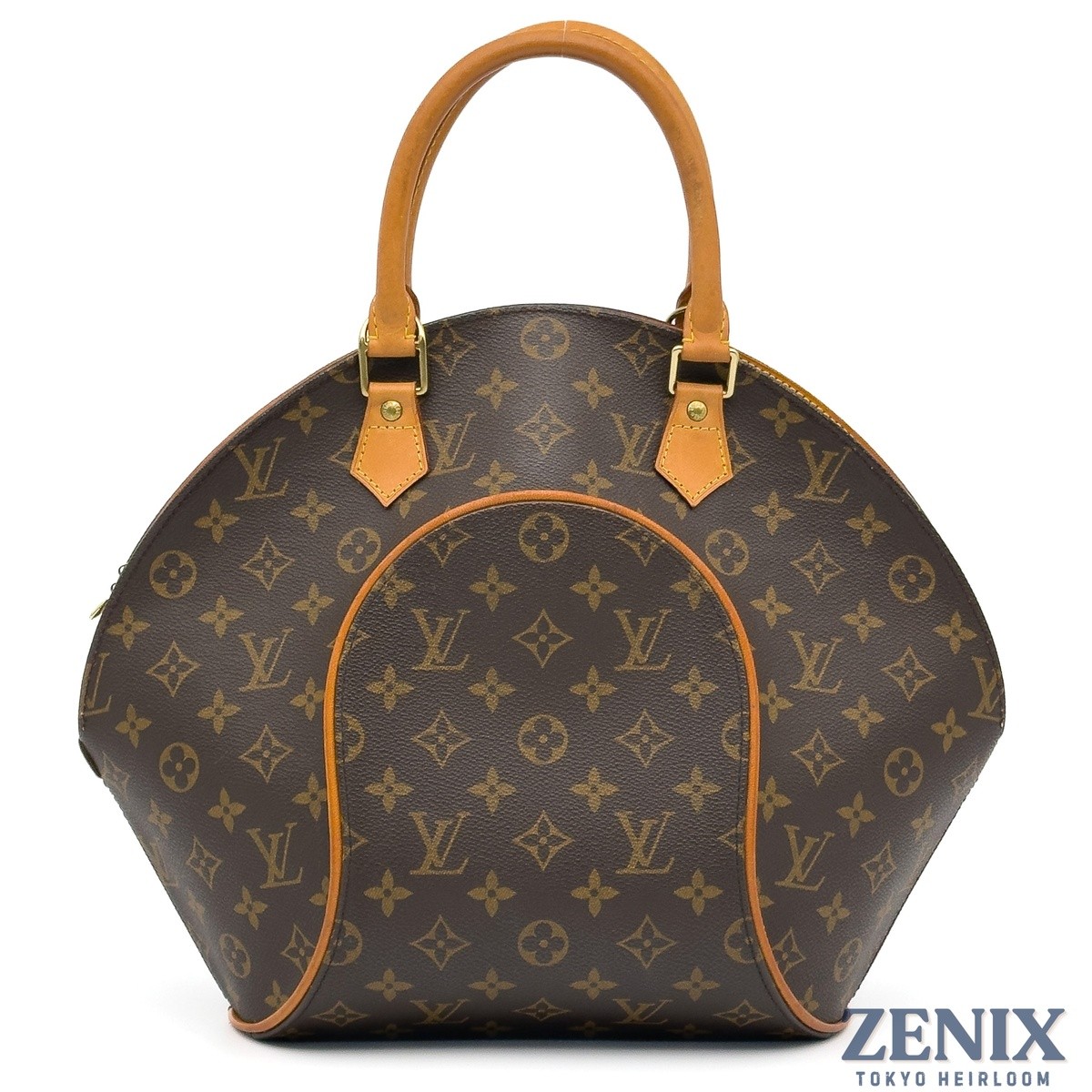 USA-Made Louis Vuitton Ellipse MM Monogram Canvas Leather Handbag M51126 Y2K LV