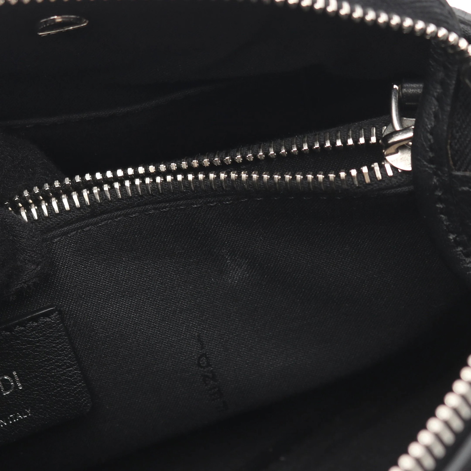Fendi BY THE WAY MEDIUM Handbag Black Leather #RCB3271