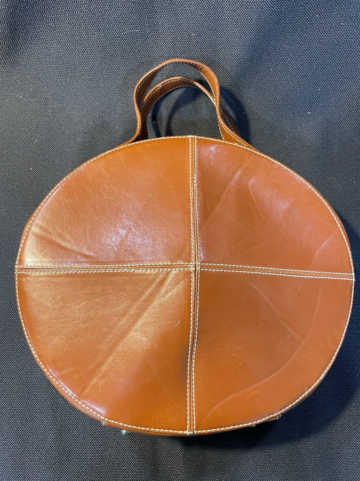Far Nine Round Handbag 11” Across, 11” tall, 2.5” Wide (S-71) READ