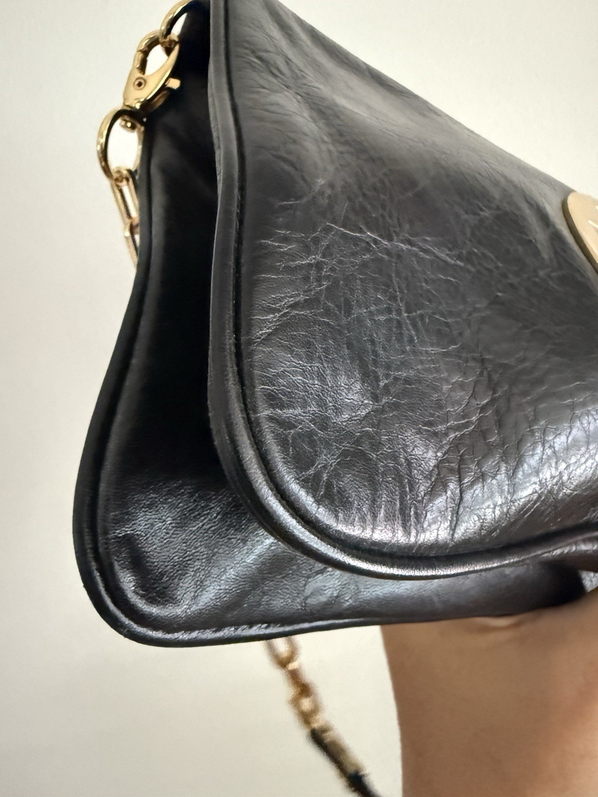 Tori Burch Reva Leather Clutch